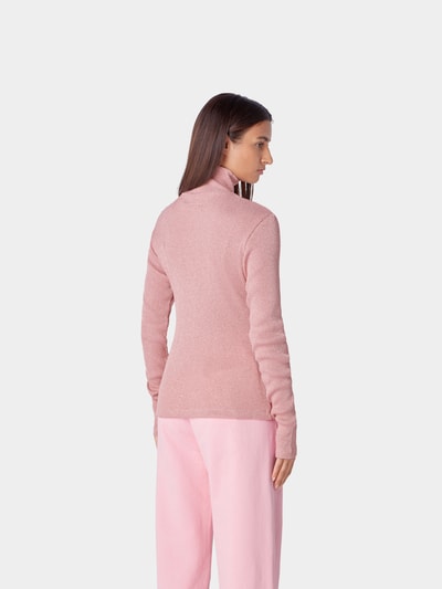 MM6 Maison Margiela Pullover mit Rollkragen Pink 5