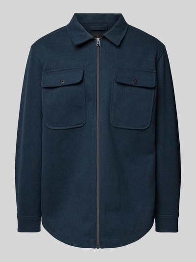 G-Star Raw Overhemdjack met kentkraag Donkerblauw - 1