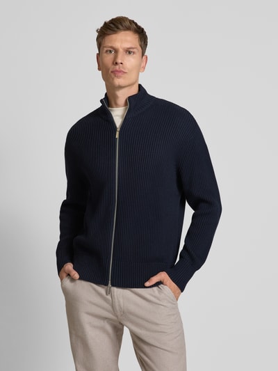 SELECTED HOMME Cardigan met tweewegsritssluiting, model 'DRY' Donkerblauw - 4