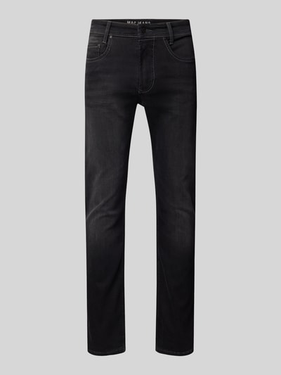 MAC Slim Fit Jeans im 5-Pocket-Design Modell 'Arne' Mittelgrau 2