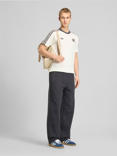 adidas Originals Regular Fit T-Shirt aus Baumwoll-Mix mit DFB-Applikation Offwhite 1