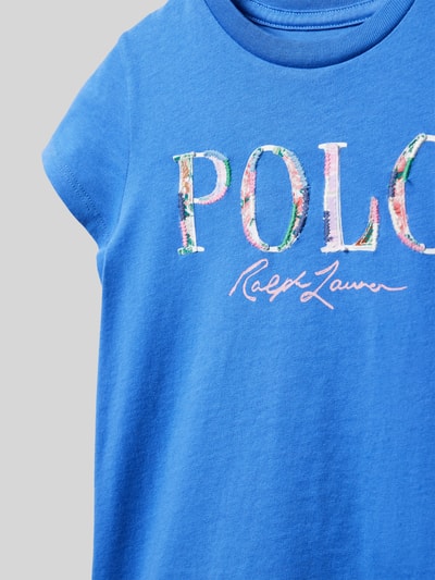 Polo Ralph Lauren Kids T-Shirt mit Label-Detail Royal 2