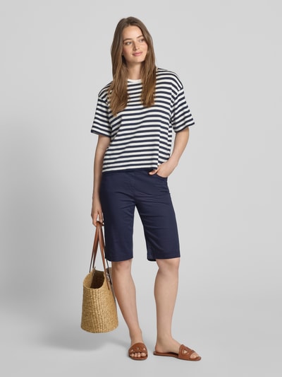 Raphaela By Brax Bermudas mit elastischem Bund Modell 'PAMINA' Marine 1