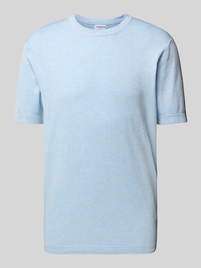 Lindbergh Relaxed Fit T-Shirt mit Rundhalsausschnitt Hellblau 2