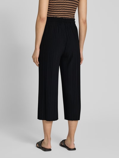 s.Oliver BLACK LABEL Kuloty o kroju relaxed fit z plisowanego dżerseju Czarny 5