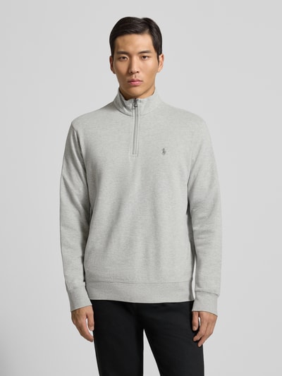 Polo Ralph Lauren Sweatshirt met labelstitching Middengrijs gemêleerd - 4