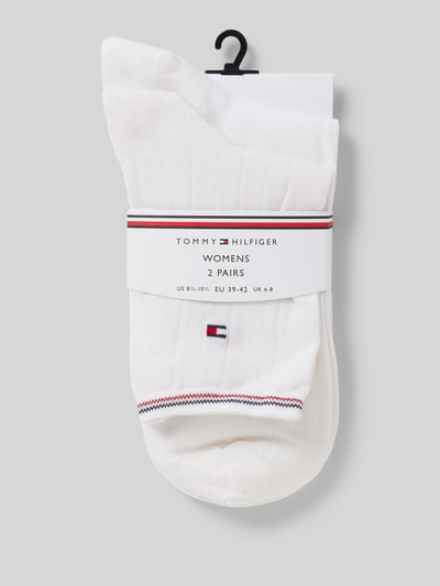 Tommy Hilfiger Socken mit elastischem Bündchen im 2er-Pack Weiss 3