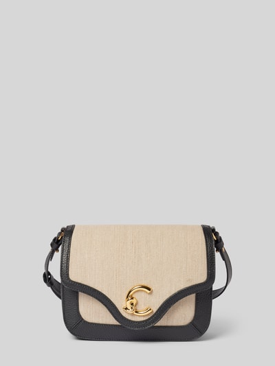 Coccinelle Crossbodytas met labeldetail Zwart - 2