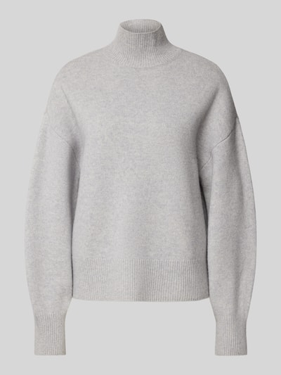 P&C* curated by Anouk Yve Gebreide pullover met opstaande kraag - capsulegarderobe Lichtgrijs gemêleerd - 2