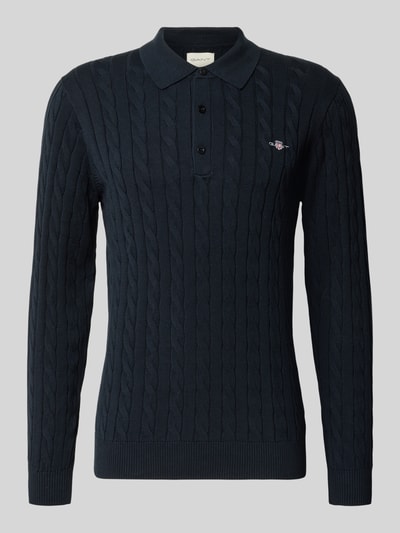 GANT sweter o kroju regular fit z czystej bawełny ' Granatowy 1