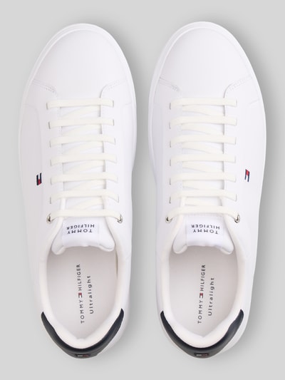 Tommy Hilfiger Sneaker aus echtem Leder Weiss 3