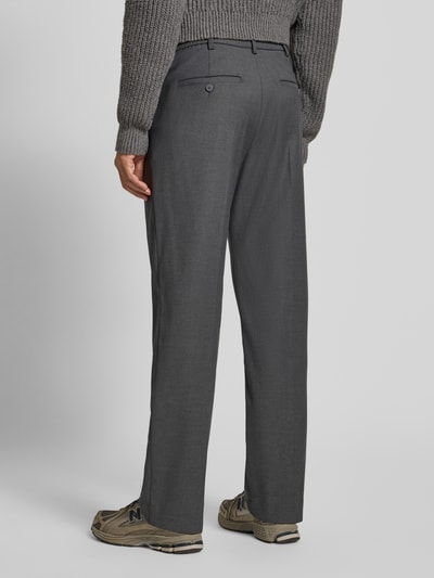 JAKE*S STUDIO MEN Chino mit französischen Eingrifftaschen Dunkelgrau Melange 5