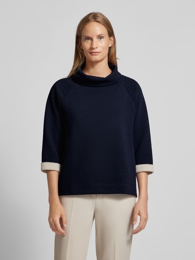 Betty Barclay Sweatshirt mit Stehkragen Marine 4