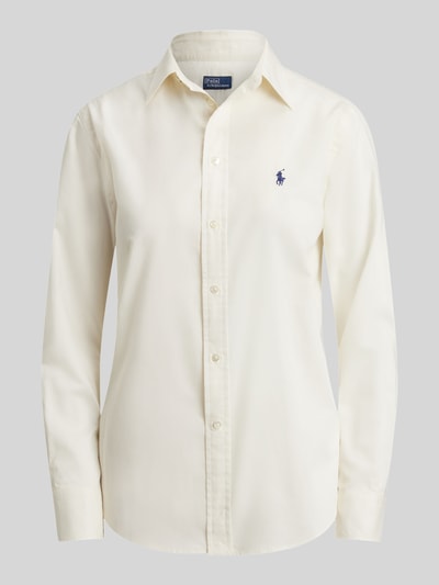 Polo Ralph Lauren Hemdbluse mit durchgehender Knopfleiste Beige 3