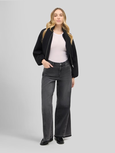ANGELS Wide Leg Jeans aus Baumwoll-Mix Modell 'Liva Edgy' Mittelgrau 1