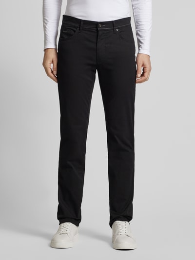 Brax Hose mit Label-Patch Modell 'Cadiz' Black 4