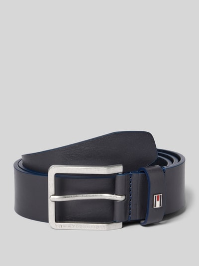 Tommy Hilfiger Riem van echt leer Donkerblauw - 1