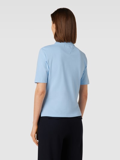 Tommy Hilfiger Poloshirt mit kurzer Knopfleiste Hellblau 5