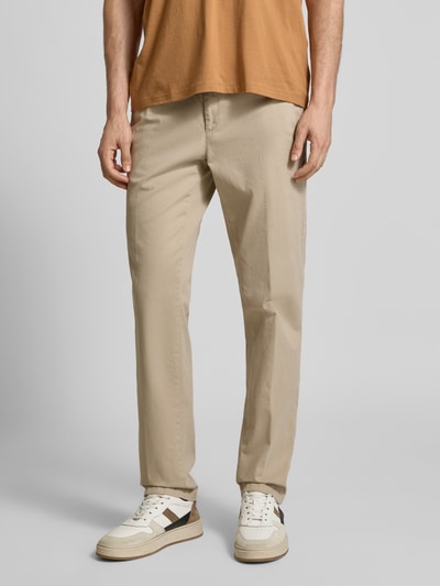 Brax Regular Fit Chino mit Gesäßtaschen Modell 'Everest' Beige 4