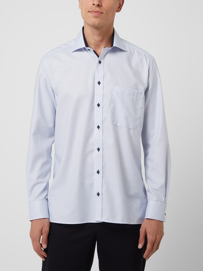 Eterna Comfort Fit Business-Hemd aus Baumwolle  Blau 4