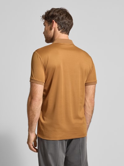 SELECTED HOMME Regular fit poloshirt van katoenmix, model 'FAVE' Koper - 5