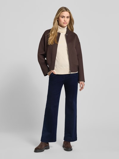 Raphaela By Brax Flared jeans met elastische band, model 'Pam' Donkerblauw - 1