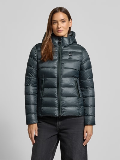 Blauer USA Kurtka pikowana z ociepleniem Sorona® model ‘CAROLL’ Ciemnoszary 4