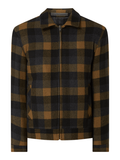 SELECTED HOMME Jack met platte kraag, model 'Lincoln' Mosterdgeel - 2