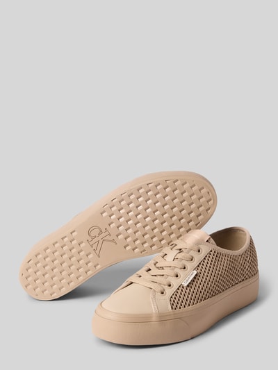 CK Calvin Klein Sneakersy o niskim kroju z podeszwą na platformie Piaskowy 4