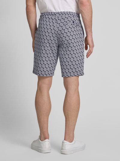 Christian Berg Men Sweatshorts mit Label-Details Stein 5