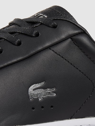 Lacoste Sneaker aus Leder Modell 'Carnaby' Black 2