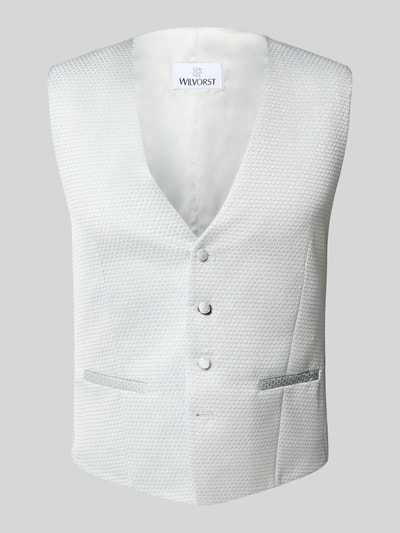 Wilvorst Gilet met V-hals Aquablauw - 2