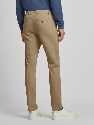 Tommy Hilfiger Slim Fit Chino mit Knopf- und Reißverschluss Modell 'BLEECKER' Khaki 5