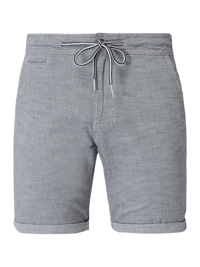 Tom Tailor Denim Slim Fit Shorts mit Punktemuster Marine 2