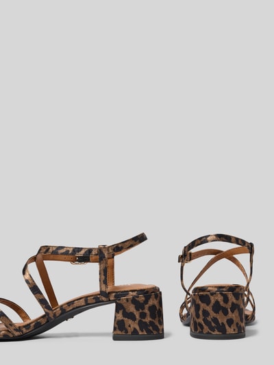 Tamaris Sandalen in Samt-Optik Beige 2