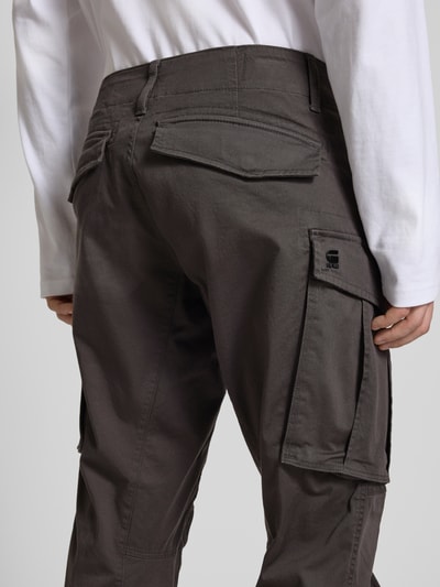 G-Star Raw Regular Tapered Fit Cargohose mit Reißverschlusstasche Anthrazit 3