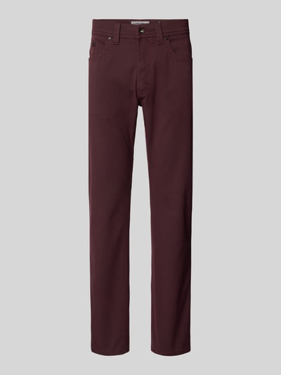 Pierre Cardin Smart Fit Chino mit Strukturmuster Modell 'Lyon' Bordeaux 2