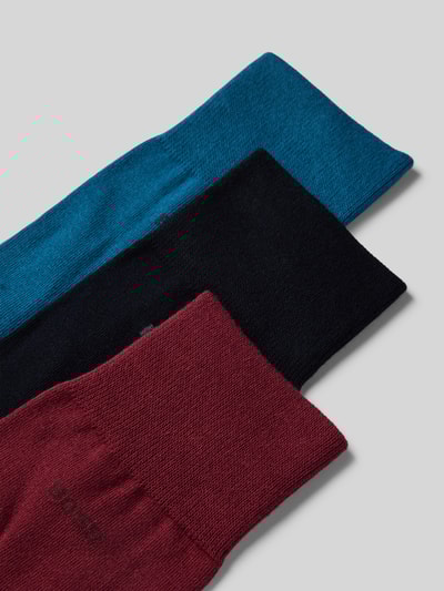 BOSS Sokken in een set van 3 paar van katoenmix, model '3P RS UNI CC' Bordeaux - 2