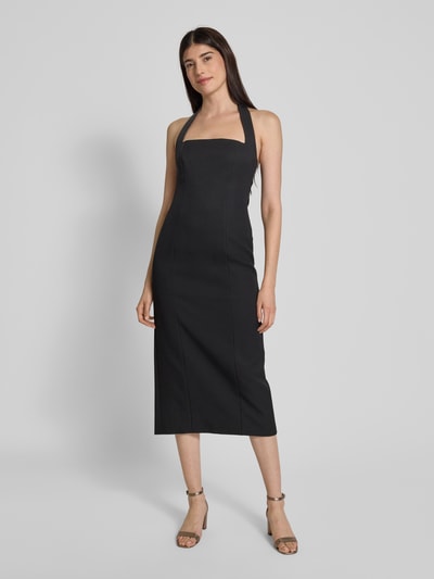 Forever New Knielanges Cocktailkleid mit Neckholder Black 4