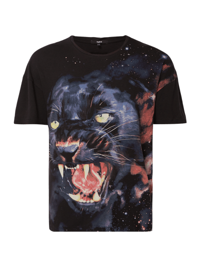 Tigha Oversized T-Shirt mit Panther-Print Black 2