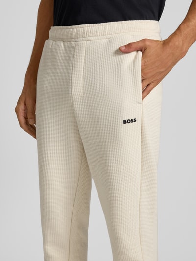 BOSS Green Regular Fit Sweathose mit Baumwoll-Anteil Modell 'JT_LEAGUE HEDIKO' Beige 3