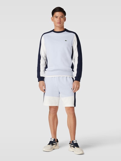 Lacoste Sweatshirt in colour-blocking-design Lichtblauw - 1