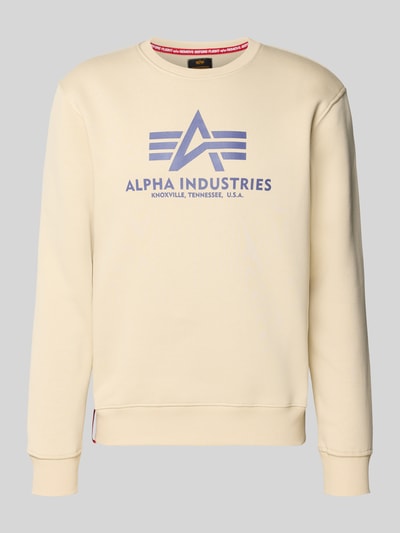 Alpha Industries Sweatshirt met labelprint Offwhite - 2