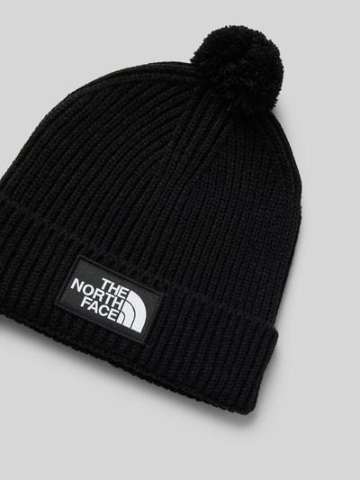 The North Face Czapka beanie z naszywką z logo Czarny 2