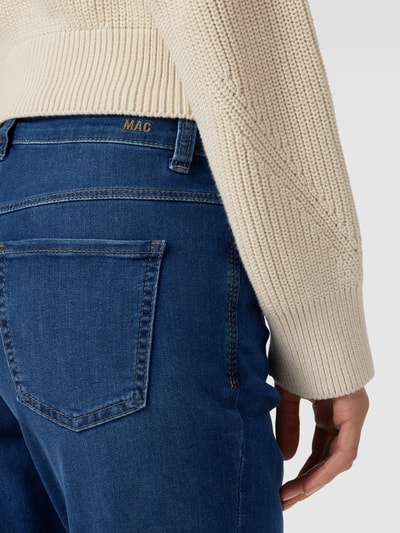 MAC Flared cut jeans met steekzakken Blauw - 3