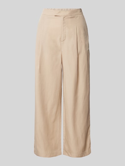 Marc O'Polo Denim Wide Leg Culotte mit Bundfalten Sand 2