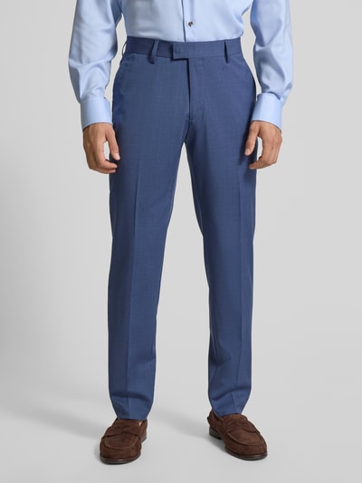 Tiger Of Sweden Regular fit pantalon van wol, model 'Tenuta' Koningsblauw - 4