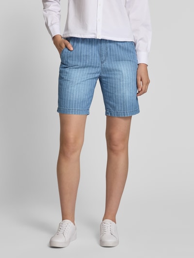 Brax Shorts mit elastischem Bund und Tunnelzug Modell 'MAINE' Dunkelblau 4