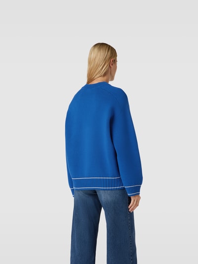 BAUM & PFERDGARTEN Oversized Pullover in Strick-Optik Blau 5