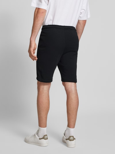 Jack & Jones Slim fit sweatpants met labelprint, model 'GORDON' Zwart - 5